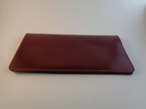 Etui à chéquier poinsettia 